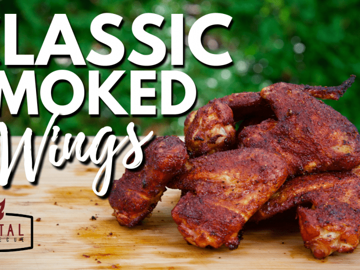 Classic Smoked Chicken Wings Recipe