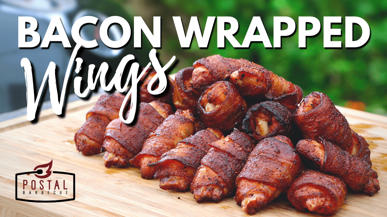 Bacon wrapped chicken wings