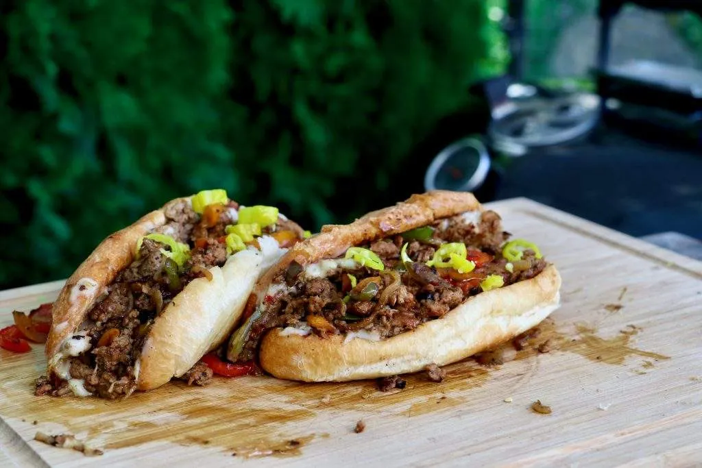 Sausage and Peppers Sandwich